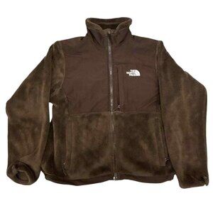 The North Face Women's Brown Fleece Full-Zip Jacket Size‎ S